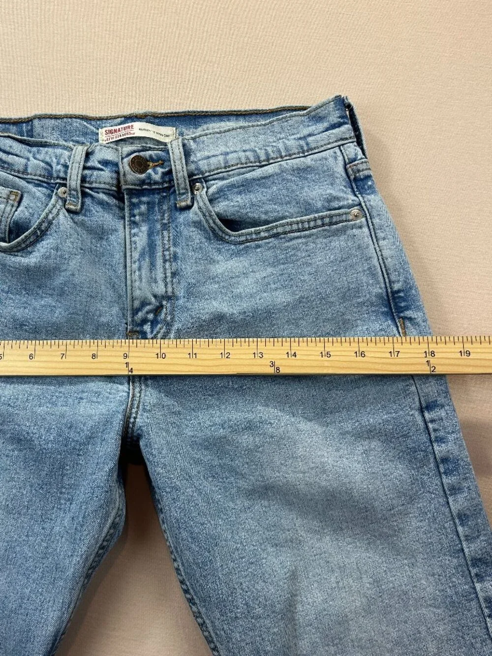 Signature By Levi Strauss Jeans Mens Size 29x32 Blue Denim Authentic Straight